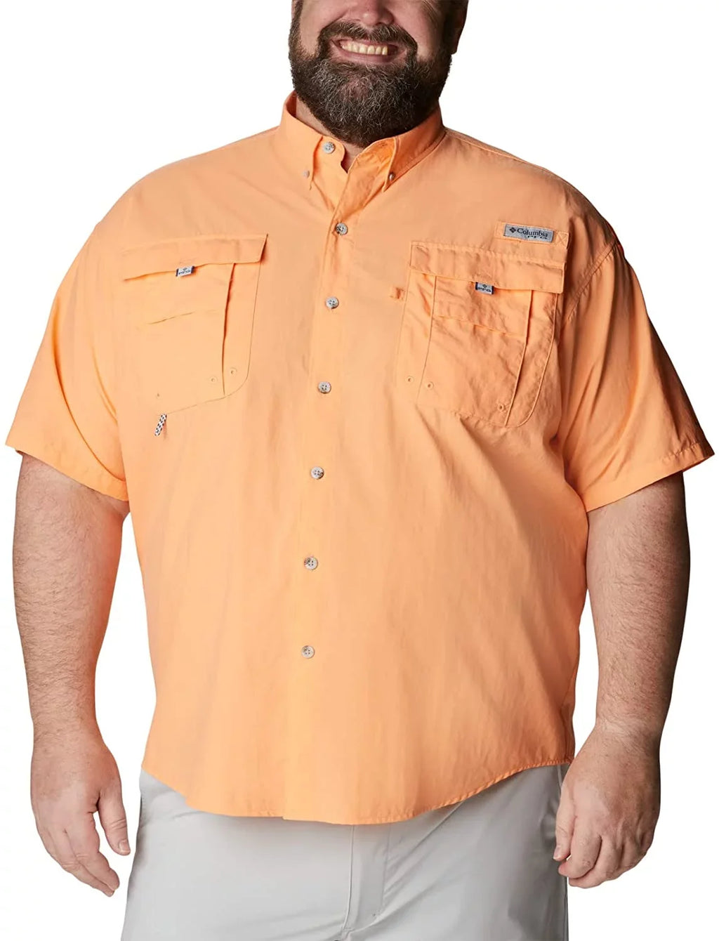 Columbia Men's II Bright XX-Small Short Sleeve Nectar, Shirt, Bahama