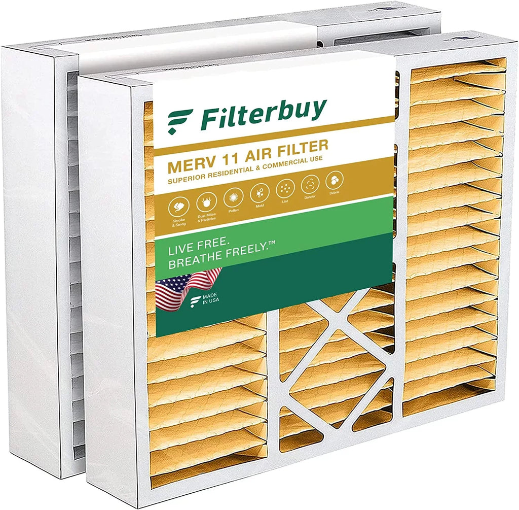 Day Furnace Pleated Bryant/Carrier and 11 19x20x5 Payne AC HVAC Air FILXXFNC0021, Filters Filterbuy Night, for MERV (2-Pack) &