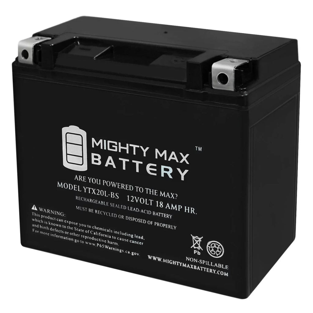 Replacement E1F2G1G2 Jet Ski 95-99 Kawasaki Battery YTX20L-BS for