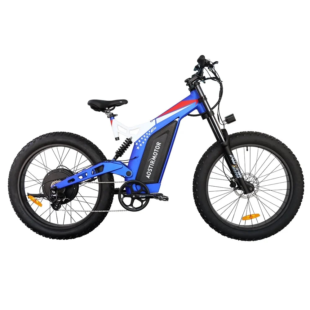 Lithium P7 48V Removable Adults Fat Bike S17-1500W 26" 20AH 1500W Battery for Tire AOSTIRMOTOR Electric