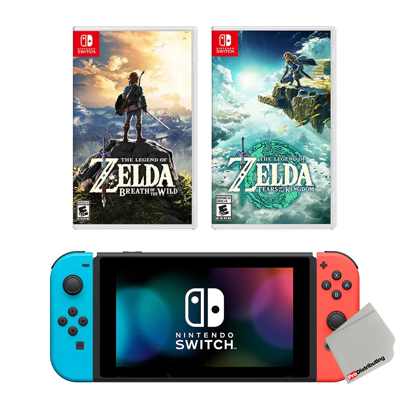 the of with Kingdom Zelda: Switch and 32GB of Bundle the The Console Nintendo of Wild Breath Legend Tears