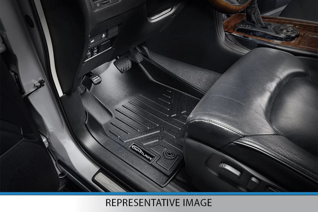 Fit SA0518 Liners Mat Custom Transit, Smartliner 2020-2021 Row Vinyl Flooring with for Black Floor First Ford