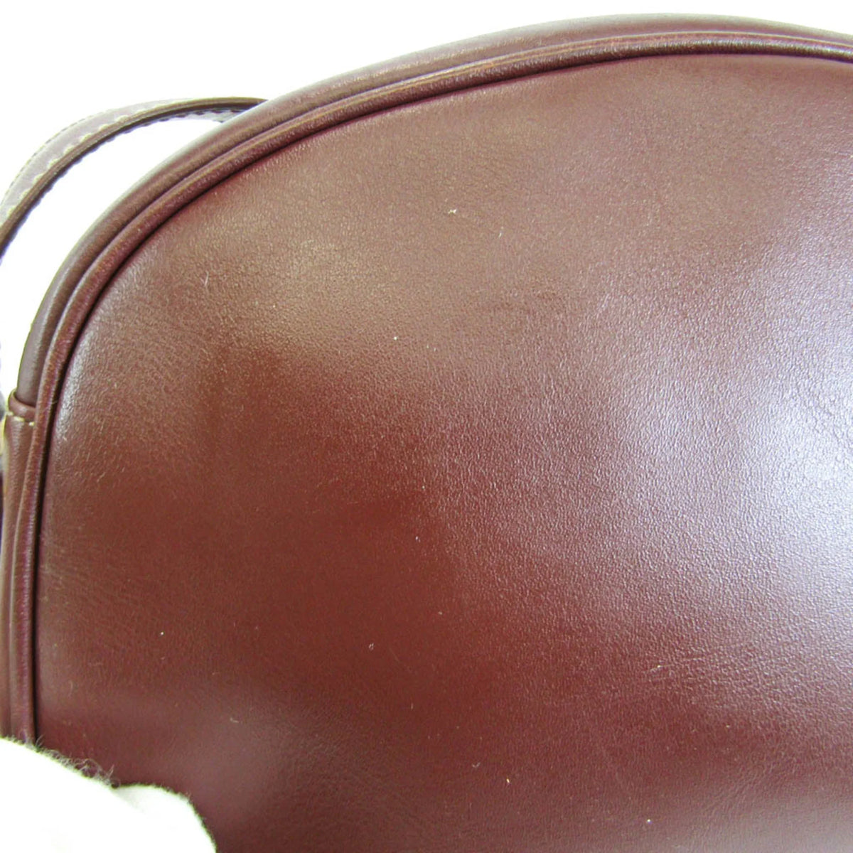 Bordeaux Cartier (Good) Must Leather Bag Women's Pre-Owned Shoulder