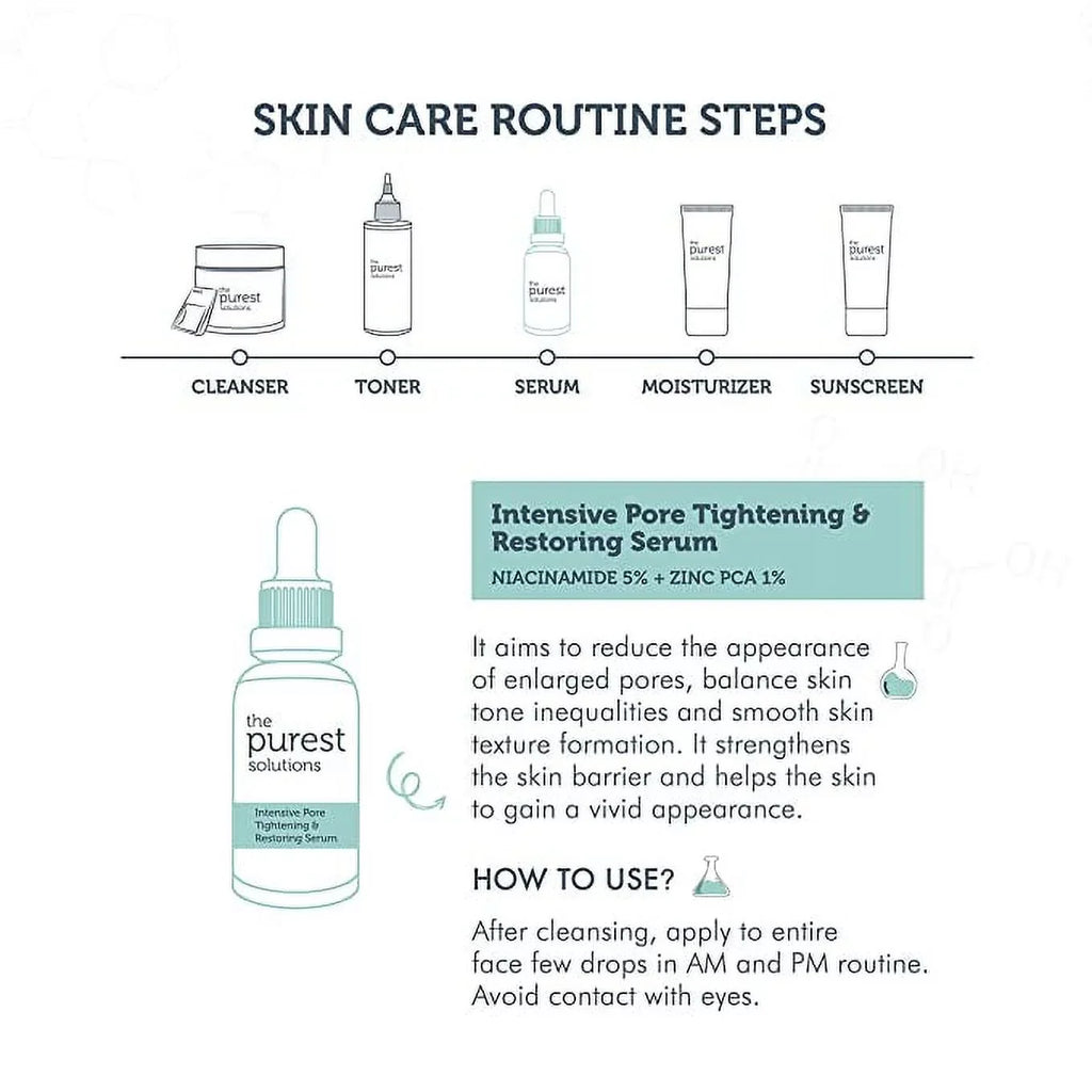 Serum Purest Tightening Pore Intensive 30 Solutions ml The & Lightening