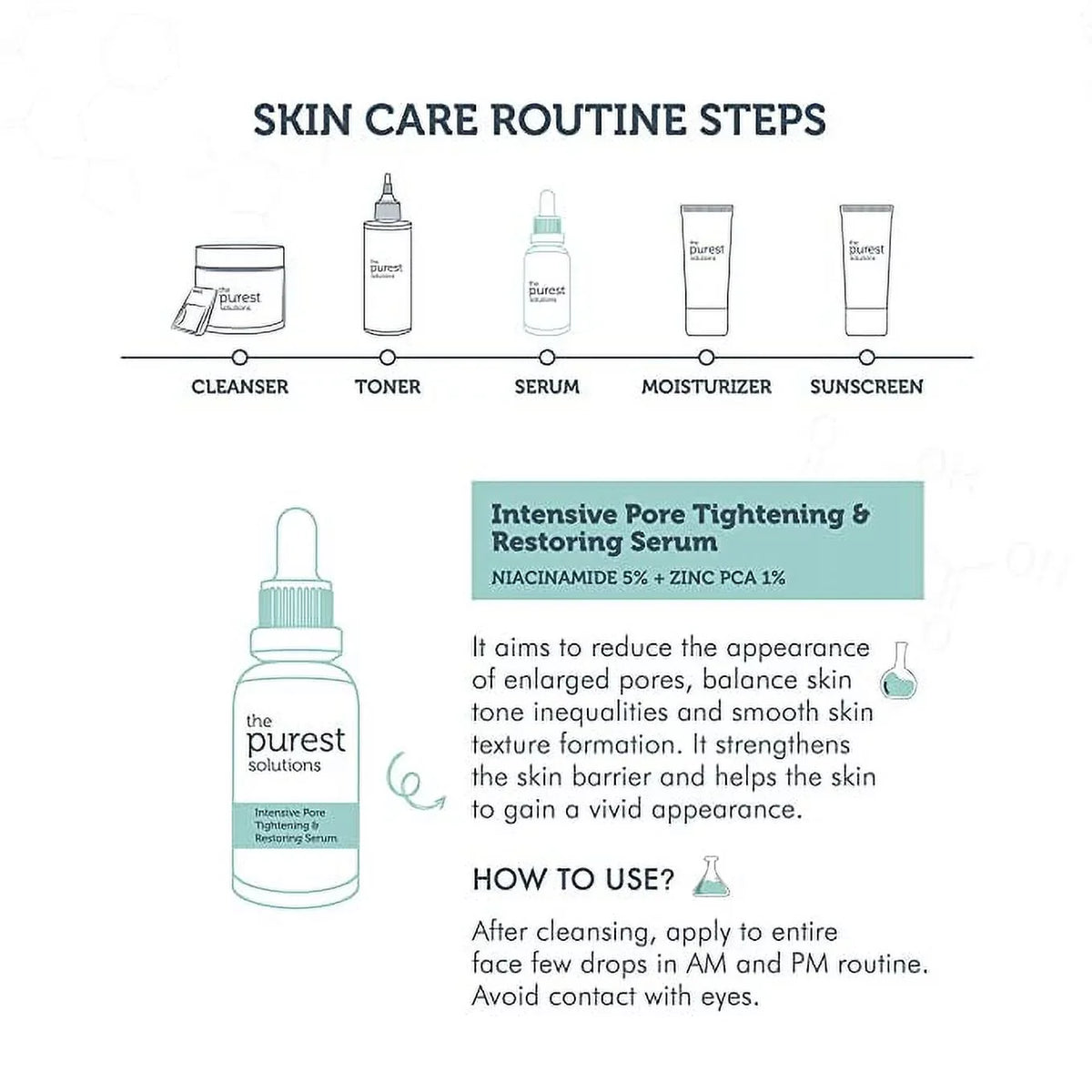 Serum Purest Tightening Pore Intensive 30 Solutions ml The & Lightening