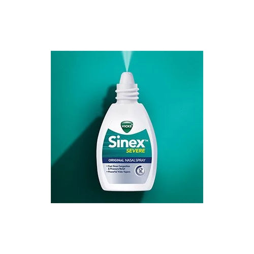 Sinex 4-Pack Oz, Severe Menthol Spray With 0.50 Vicks Nasal