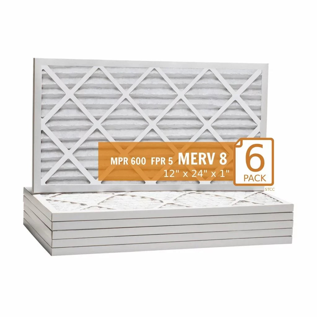 12x12x1 Pack) MERV (6 Key - Pleat 8 Filter Air Purolator