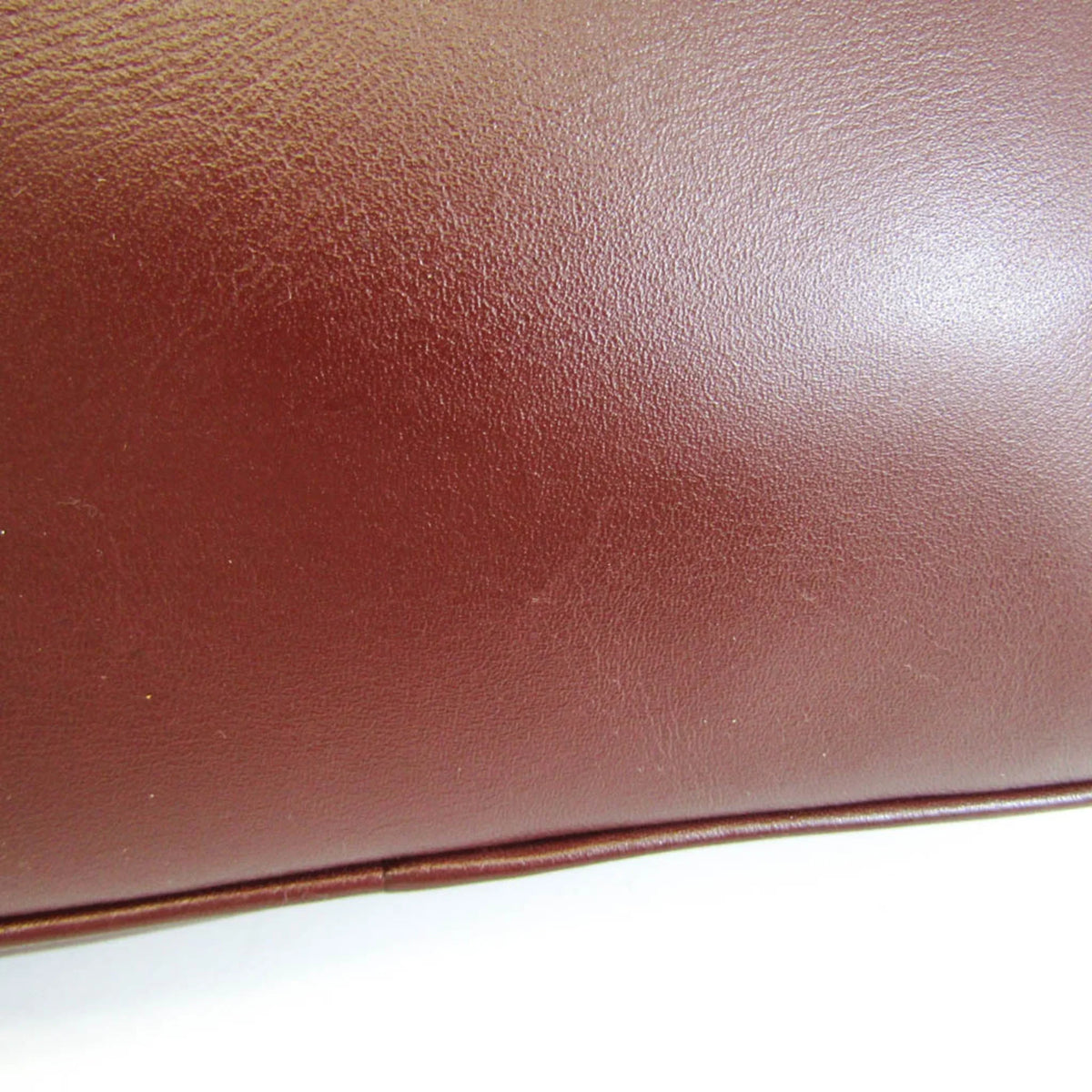 Bordeaux Cartier (Good) Must Leather Bag Women's Pre-Owned Shoulder