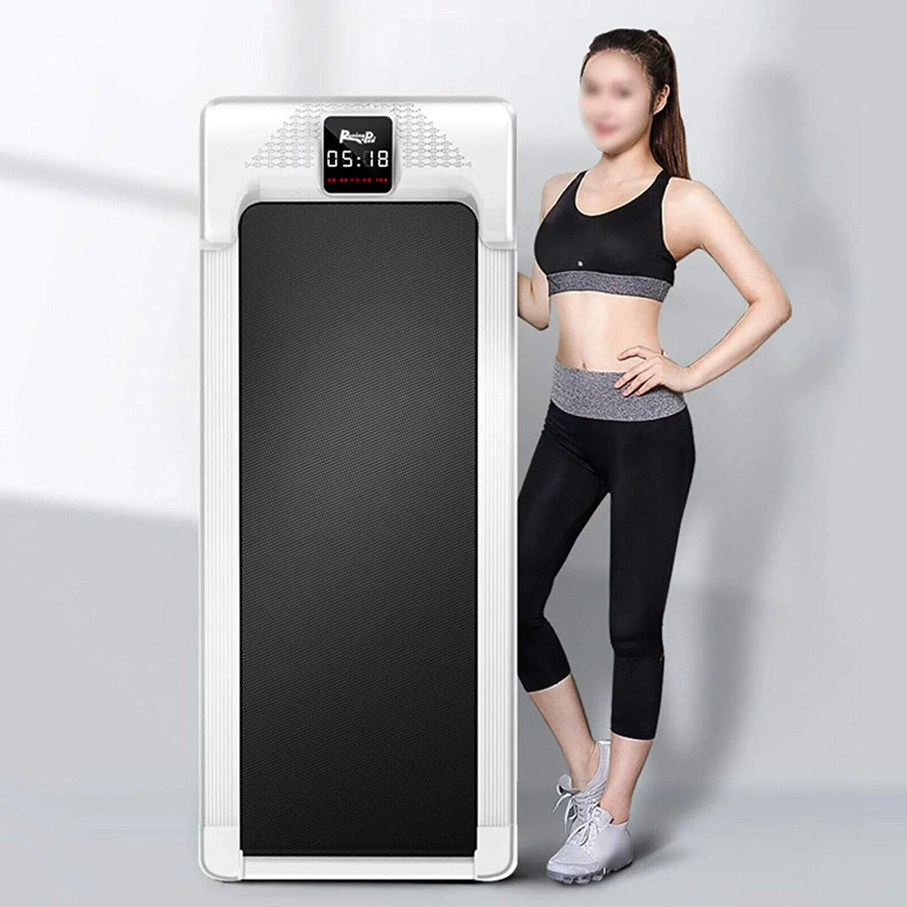 LED Under Portable Home Desk Loyalheartdy Treadmill Running Office Walking 1-6km/H Machine Jogging Pad for 0.65HP Display with Electric LED