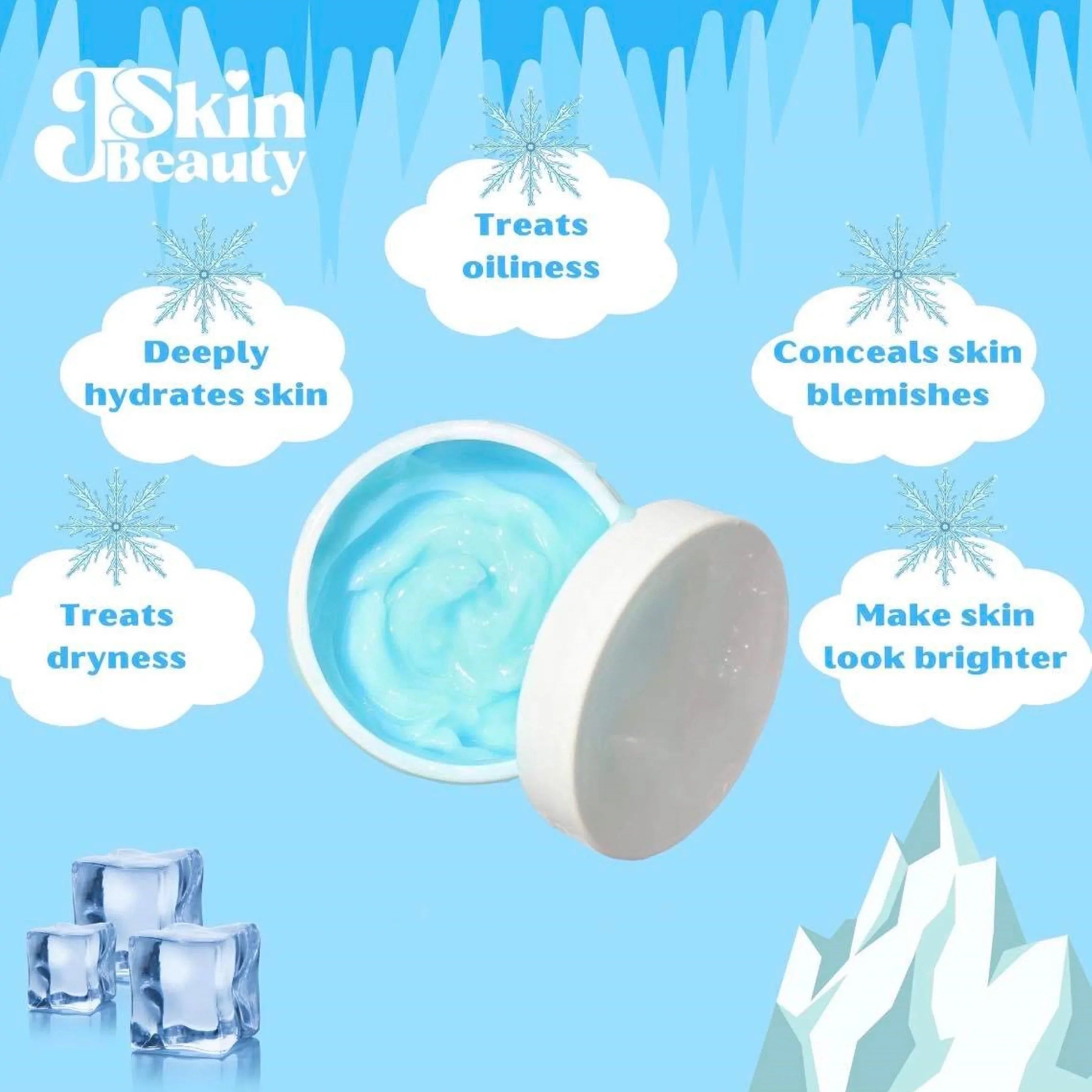 Skin Sleeping Cube Hydra Mask & Water Soap Beauty J Hydra Ice Ice Moist