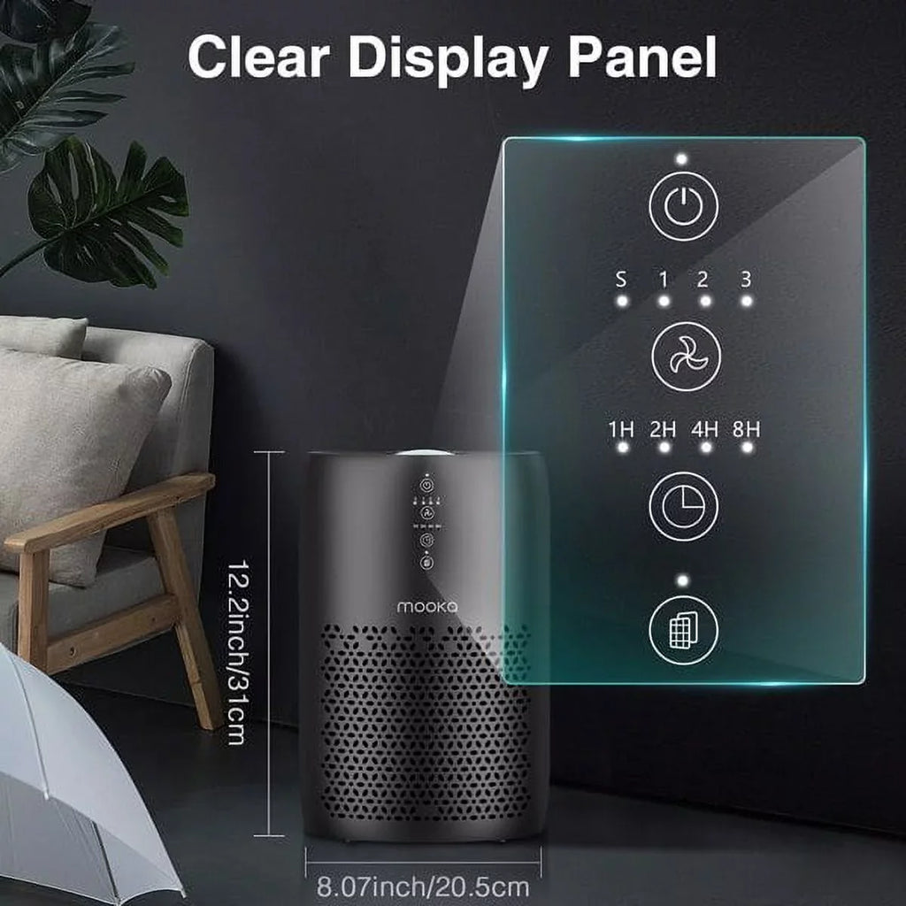 Cleaner H13 Bedroom for sq Filter Large Office Air Air Purifier Room for HEPA 861 ft, HiSmartLife Home