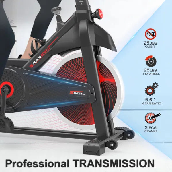 Bike Fitness Comfortable Bike Cycling Stationary, Gym with Workout Home Exercise