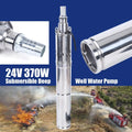 Screw Head 370W Pump Solar for Stainless Irrigation Pond Pump Farm Solar Well Water Deep Pump 24V Submersible