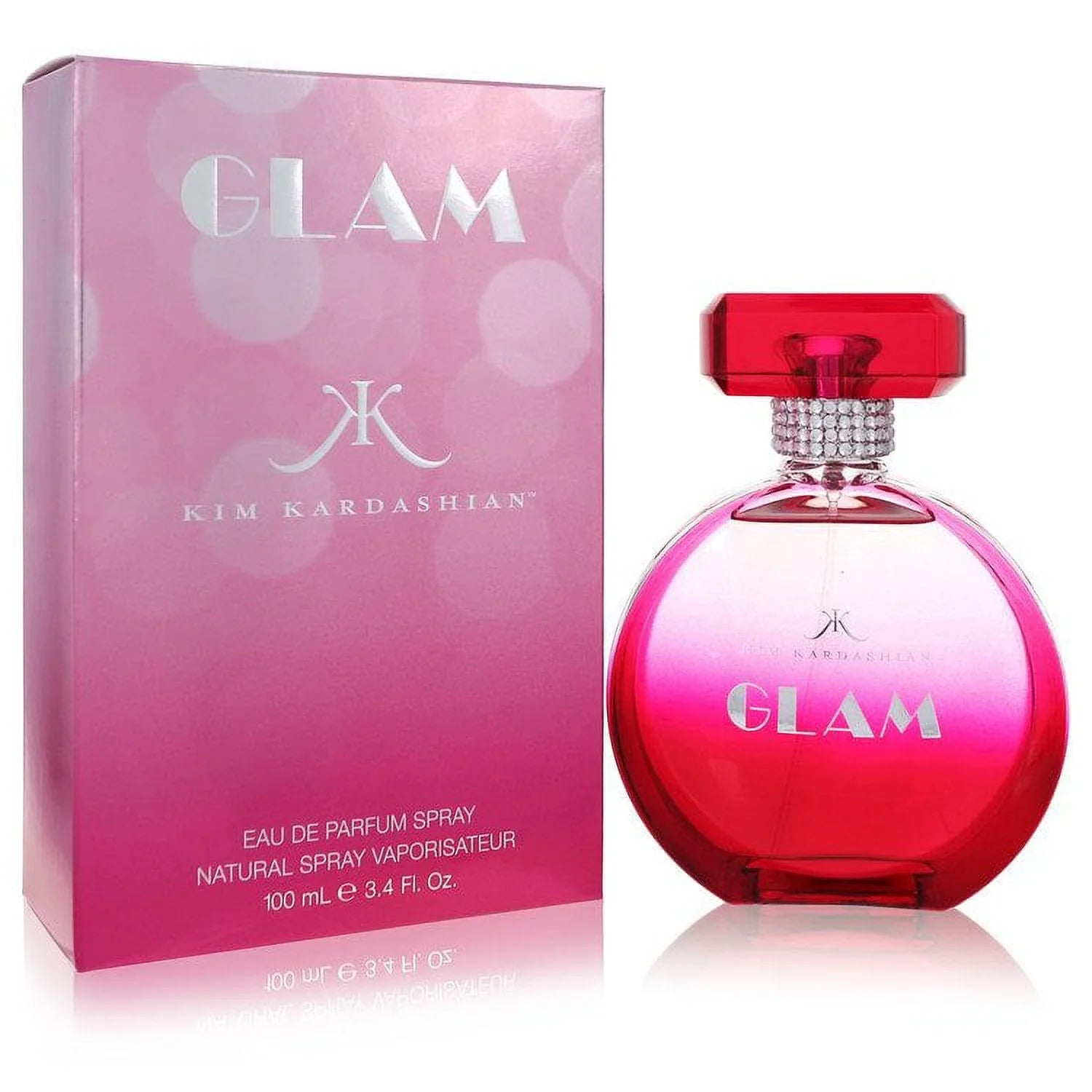 Glam Eau oz Kardashian Parfum Kim by 3.4 De Women Spray Kim Kardashian for
