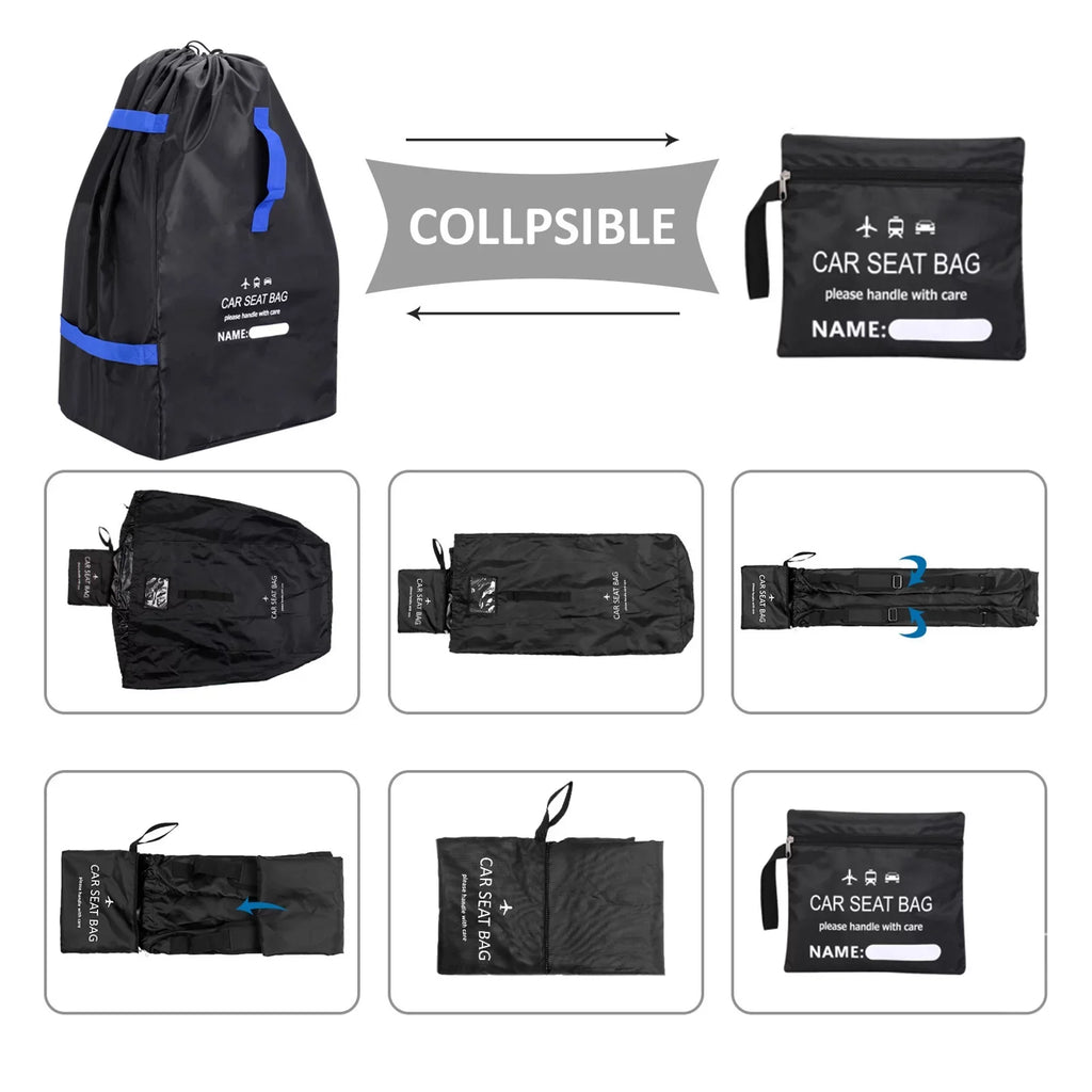 Travel Bag Check Shoulder bag Storage Air for Gate Large Airplane Infant Universal for Straps Seat Durable with Carseat Car Carseat Bag Travel