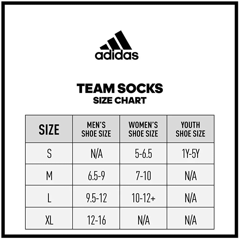 X-Large White/Black (1-Pair) Socks Creator Crew Unisex-Adult adidas Basketball 365