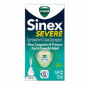 Sinex 4-Pack Oz, Severe Menthol Spray With 0.50 Vicks Nasal