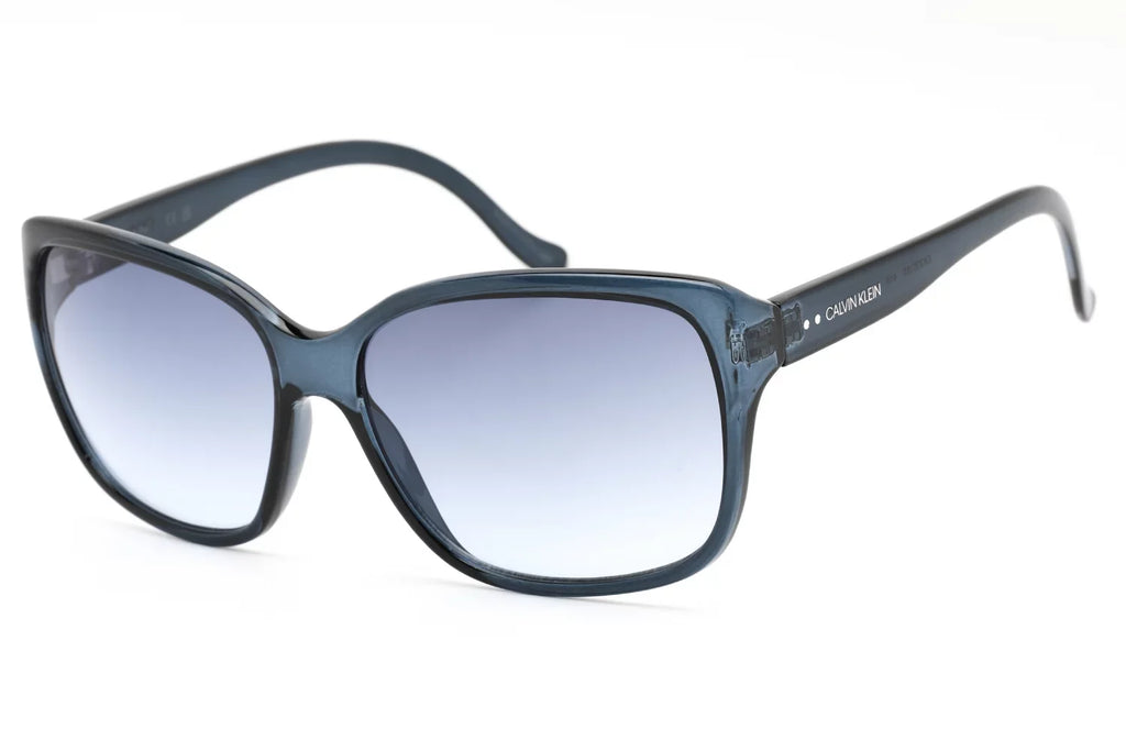 Sunglasses Calvin Blue 410 Ladies CK20518S Gradient Klein 60 Oversized