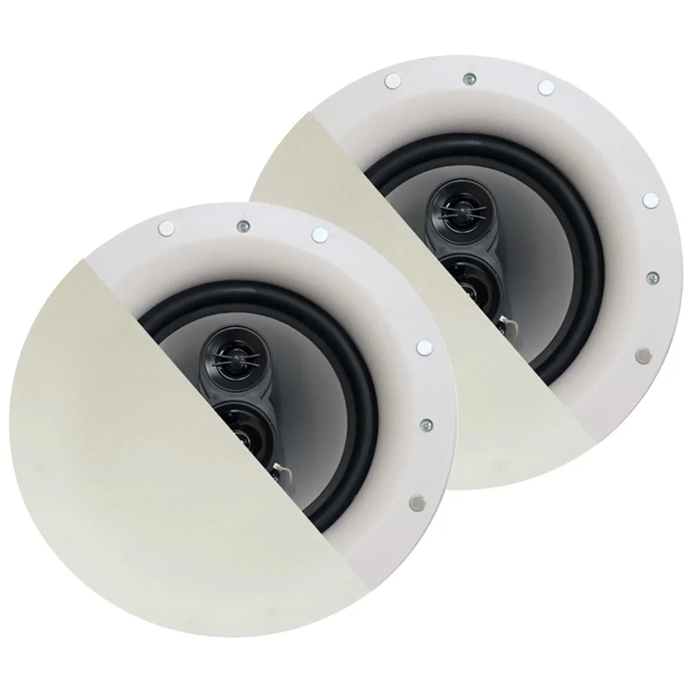 3 Pair Frameless Acoustic Speaker Audio CSic84 8" Way 5 Pack Home Ceiling In Theater Speakers