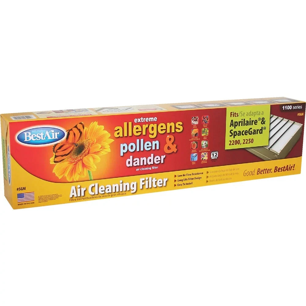 In. Space-Gard BestAir Filter x 20 x Aprilaire 25 & 1PACK MERV 11 Furnace In. In. 6