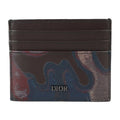 2ESCH135UCN Multicolor Holder Christian (Like Dior Case Marron Business Brown Pattern Dior Card Series Calf Pre-Owned Camouflage Leather New)