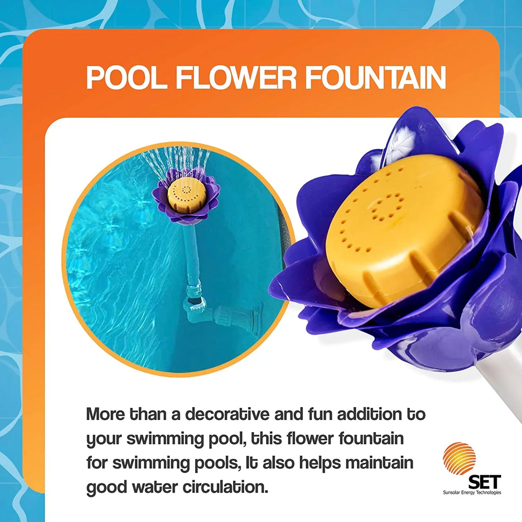 swimming pool Fountain Flower for