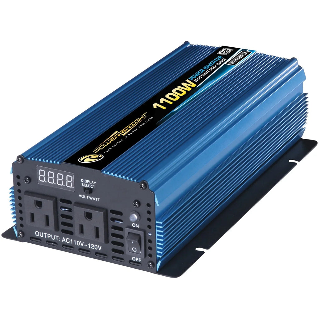 Inverter (1,100 brightâ„¢ 12-volt Sine Watts) bright™ Modified Wave