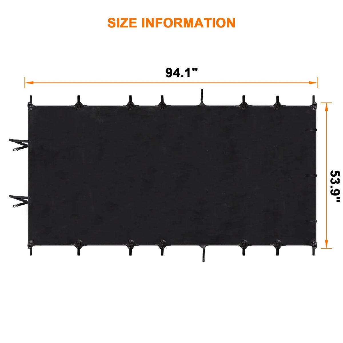 2007-2017 Top for Roof Cover Soft JK 2-Door Extended Top Leather Top Wrangler Bikini Anti-UV PU Jeep Black