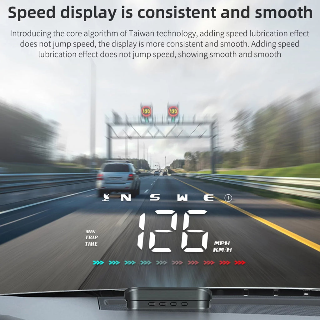 GPS for Alarm Digital Speedometer Heads-Up Car with Display Pinnaco Speedometer Overspeed