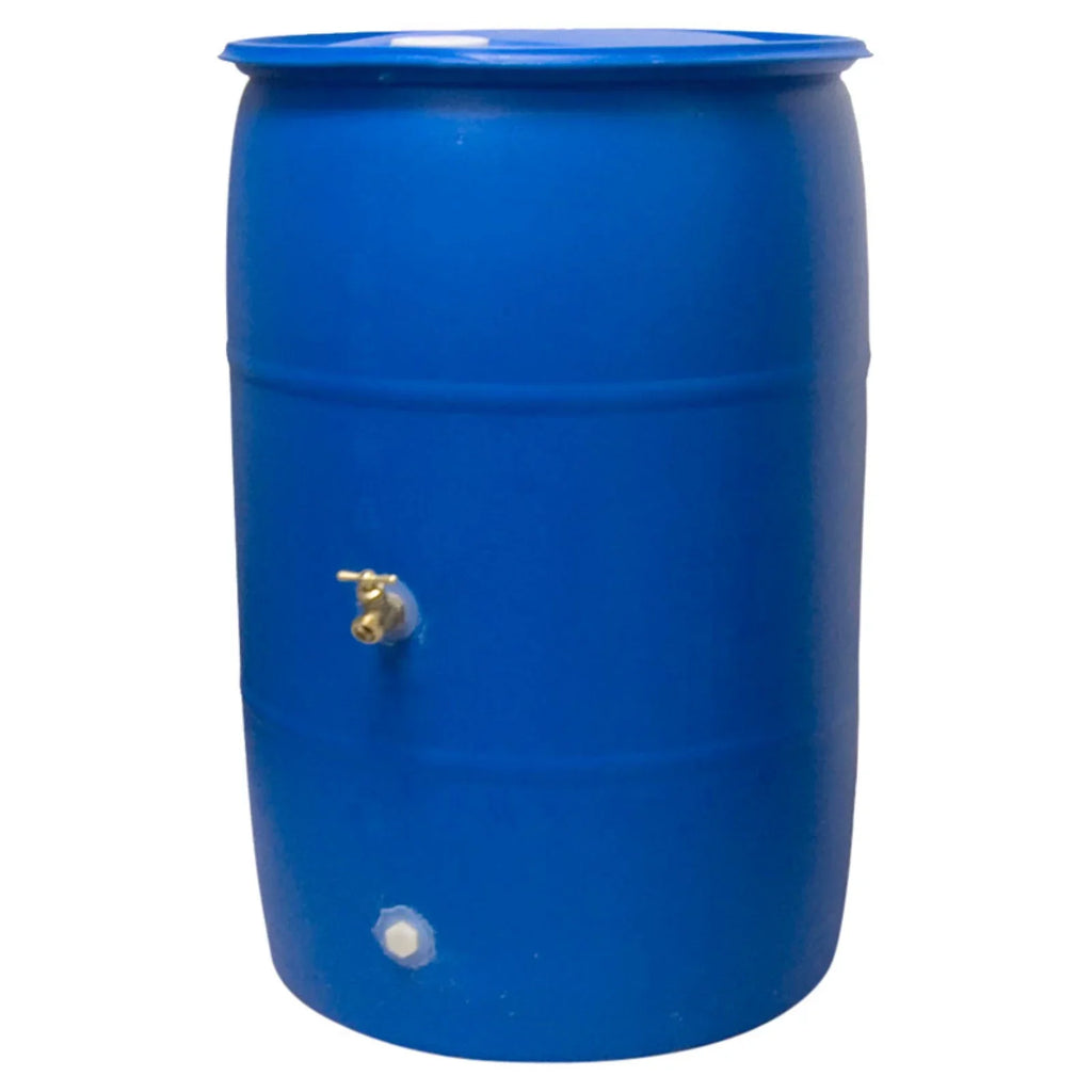 Ideas Good 55 Big gal. Blue Rain Barrel