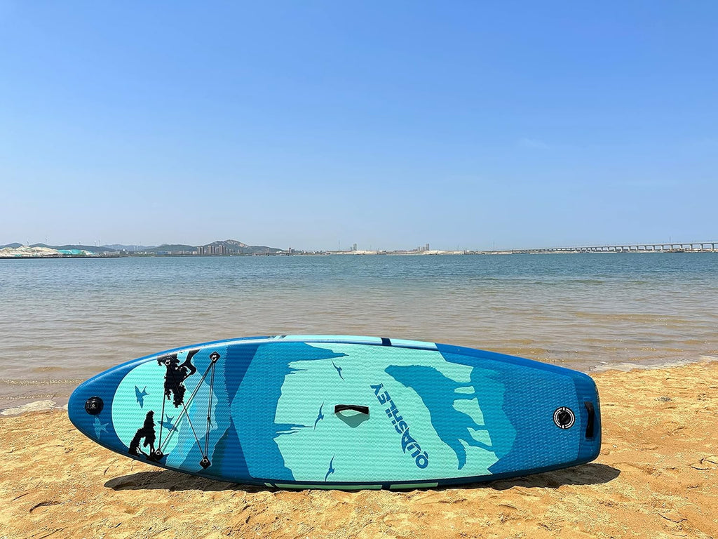 Stand SUP Paddle Max x6 & Up Accessories, Deck, Surfing, 330lbs Board for & Stance, Adults, Non-Slip for 11'x33 Inflatable with Youth Fishing Premium Wide