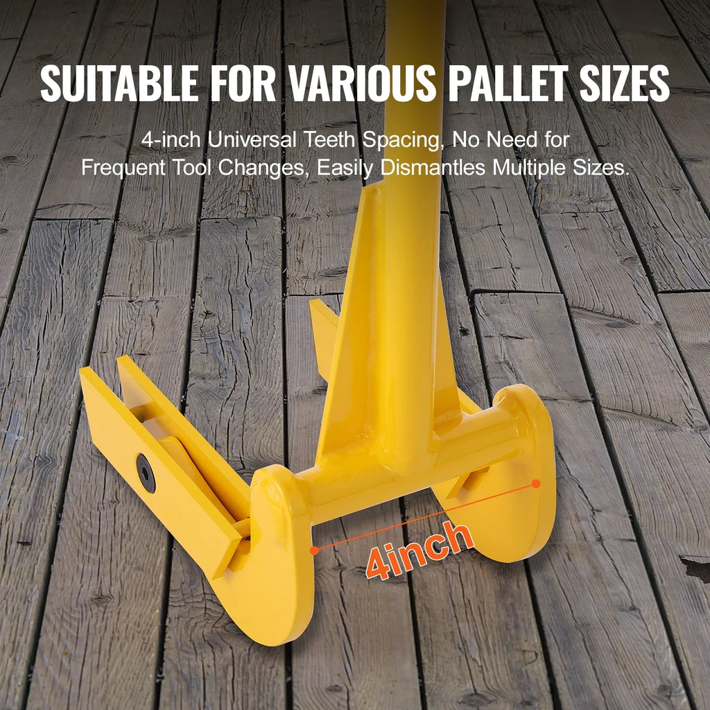 Wrecker Deck Bar BENTISM 41-Inch lbs Pry Pallet Buster Handle 2000 Tool Pallet