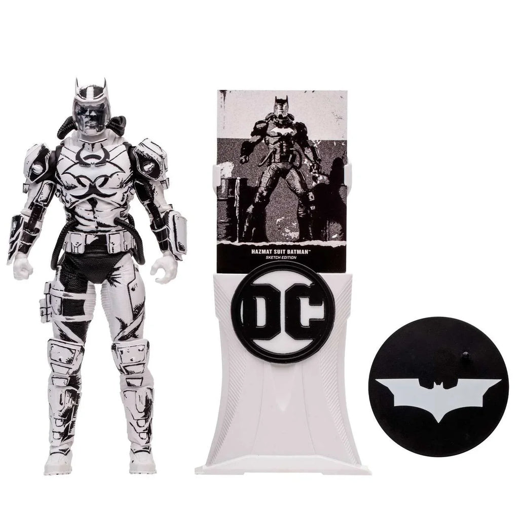 McFarlane Batman Gold Collection Virus) The Hazmat Label Suit Figure Amazo League: Action Edition, Justice (Sketch DC