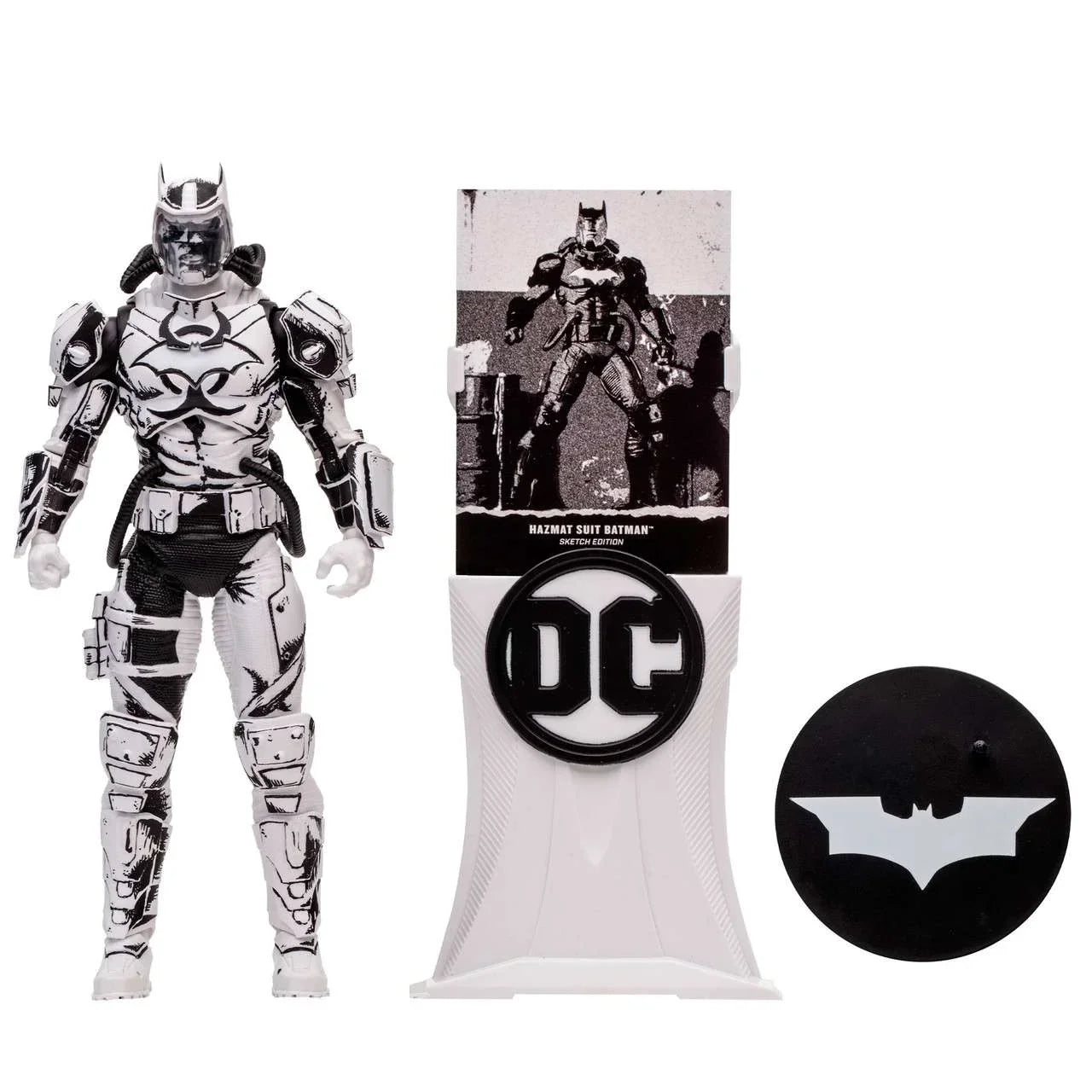 McFarlane Batman Gold Collection Virus) The Hazmat Label Suit Figure Amazo League: Action Edition, Justice (Sketch DC