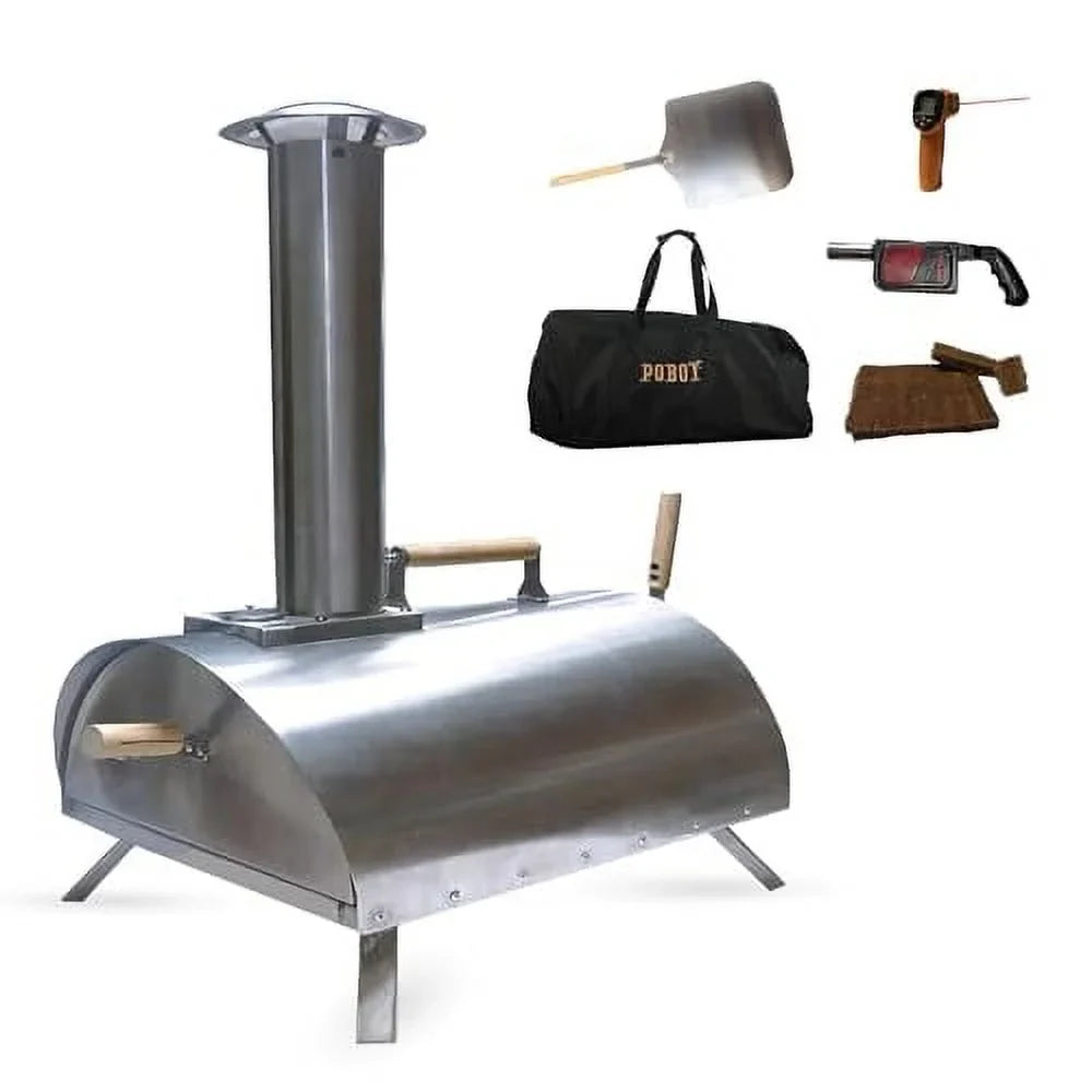 PoBoy Carrying Fired Wood Bag Pizza Kit Tote Pellethead and Oven