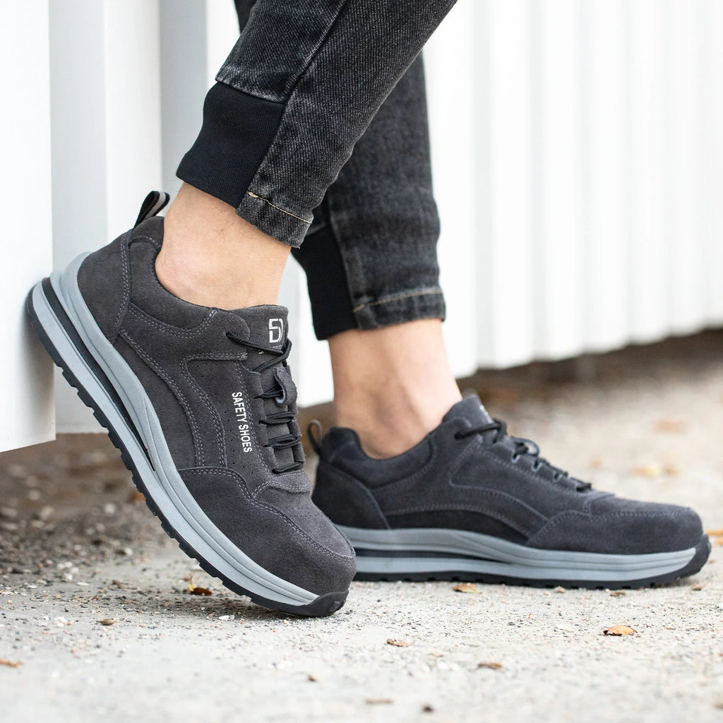 Men Shoes Shoe Tanleewa Safety for Size Steel Toe Indestructible Work Men9.5/Women10.5 Cap