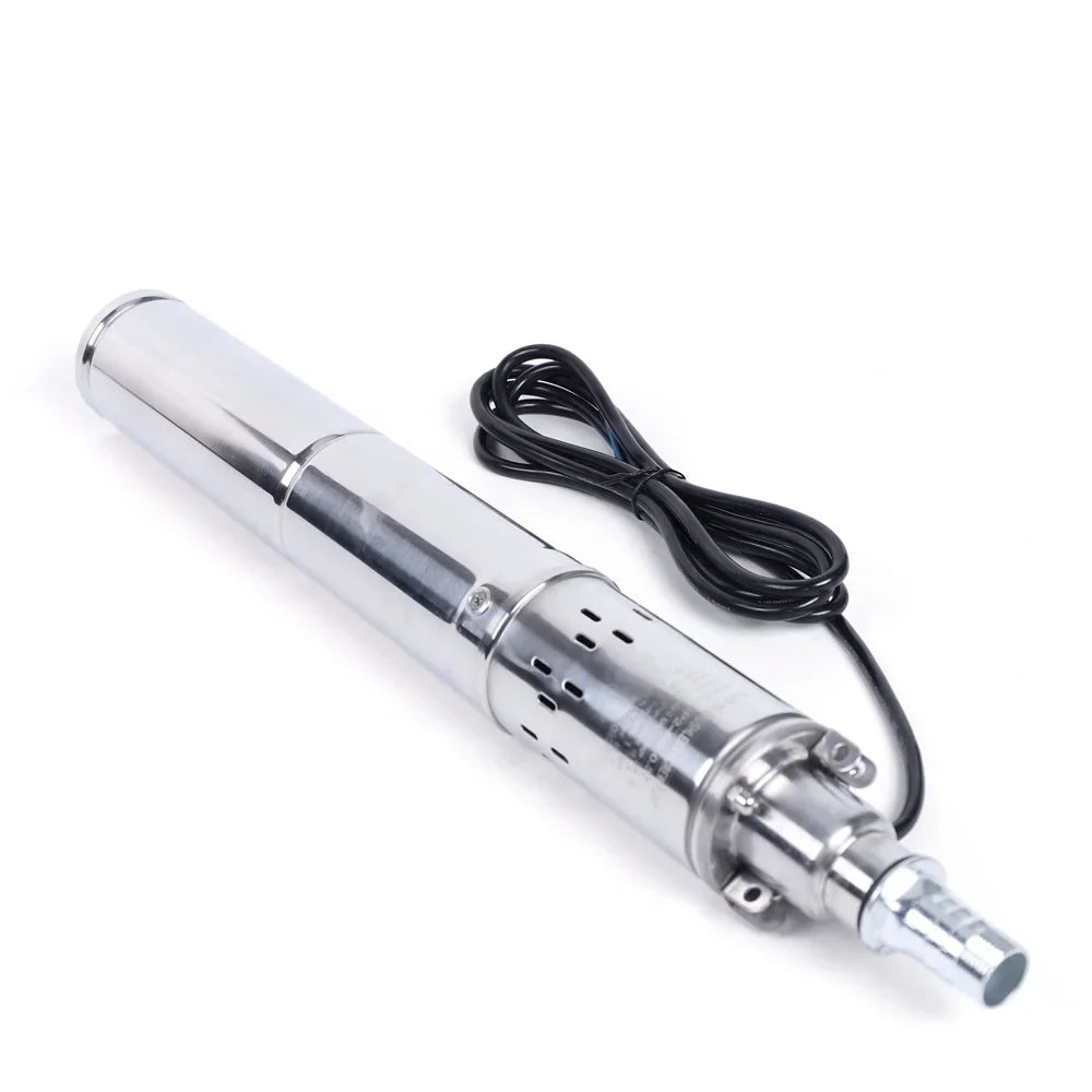 Screw Head 370W Pump Solar for Stainless Irrigation Pond Pump Farm Solar Well Water Deep Pump 24V Submersible