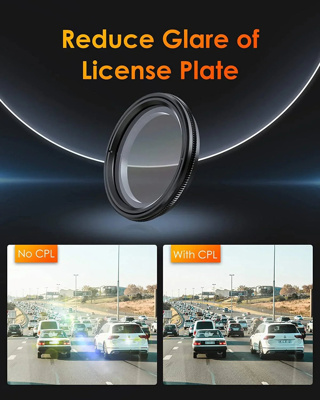 E3, N5 E1, Ultra-Slim Pro N4 Glare CPL Reduce Dash Cam, Polarizer E2, E1 for Filter Circular 40mm Lite,