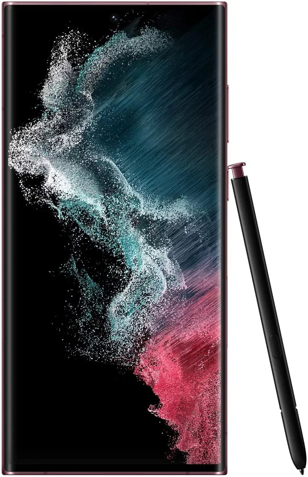 Good) Ultra S22 Smartphone, Only,128 RAM, US 8 GB (Refurbished: Cellular Samsung Storage Galaxy GB Pre-Owned Burgundy + 5G
