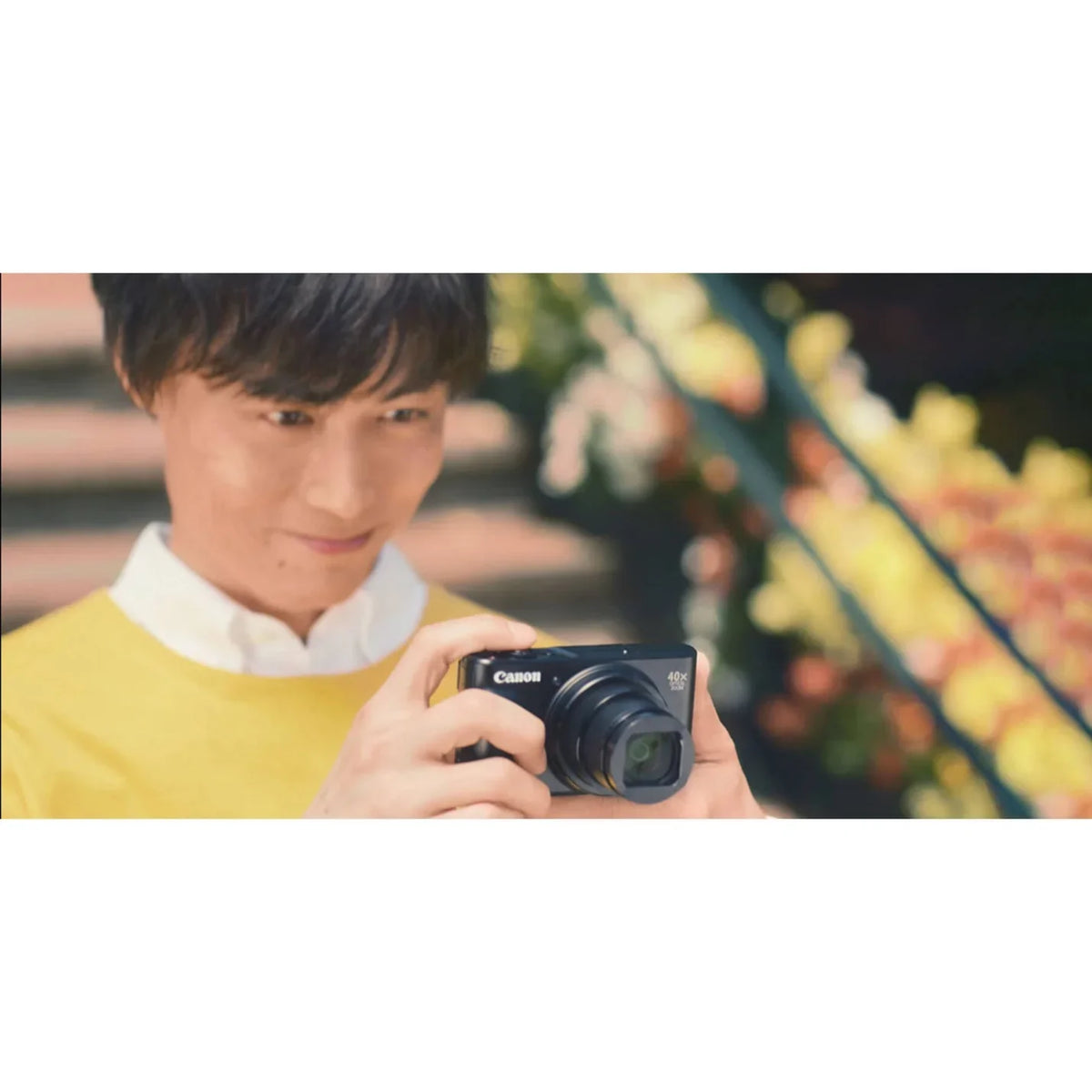 Black 20.3 Compact PowerShot Camera, SX740 HS Megapixel Canon