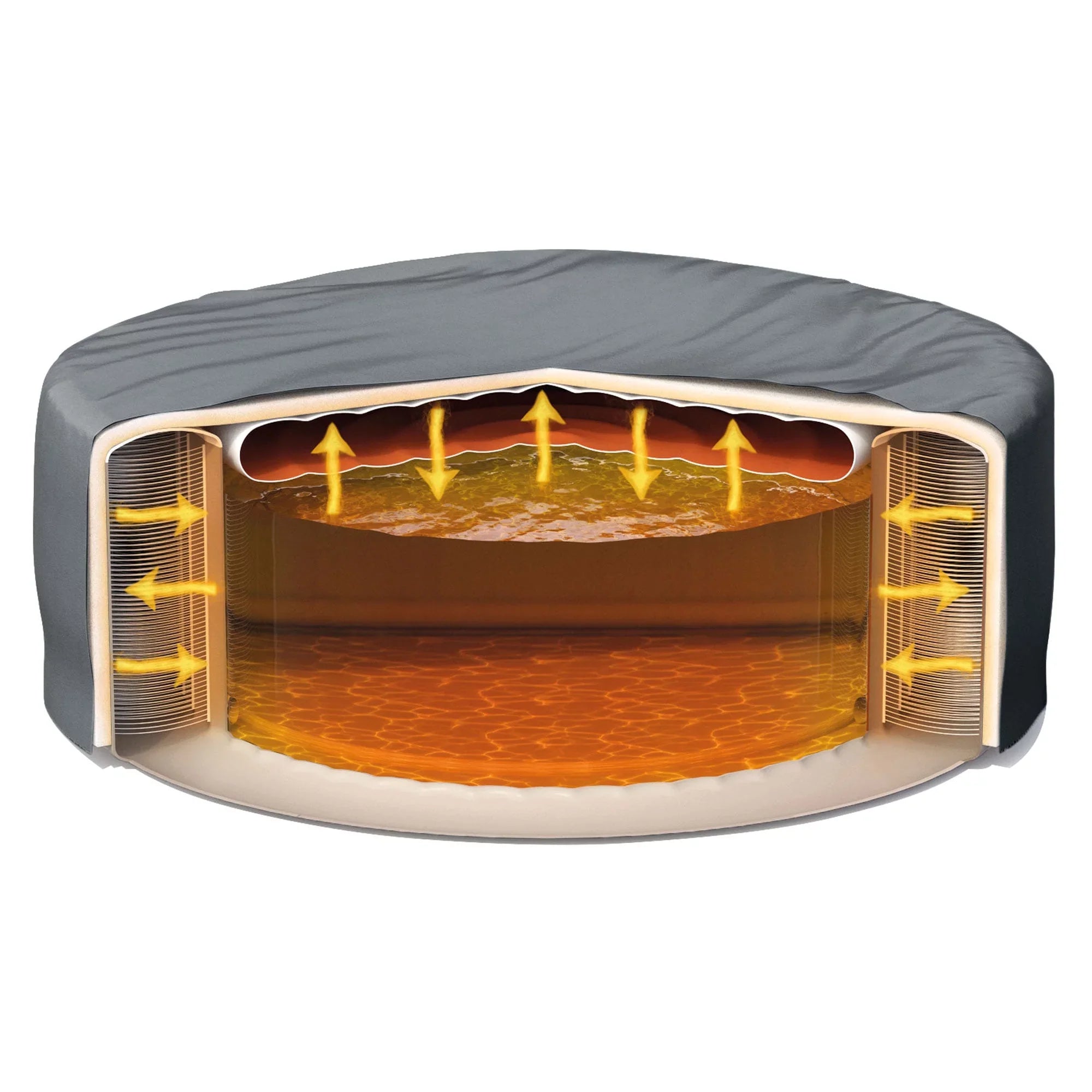x Intex PureSpa Tray with Greystone 28", Hot Tub, Phone Inflatable 94 Plus