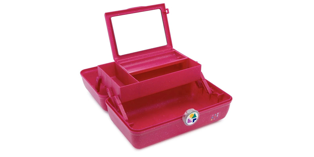 Pink Caboodles On-The-Go Deep Makeup Box, Sparkle Girl
