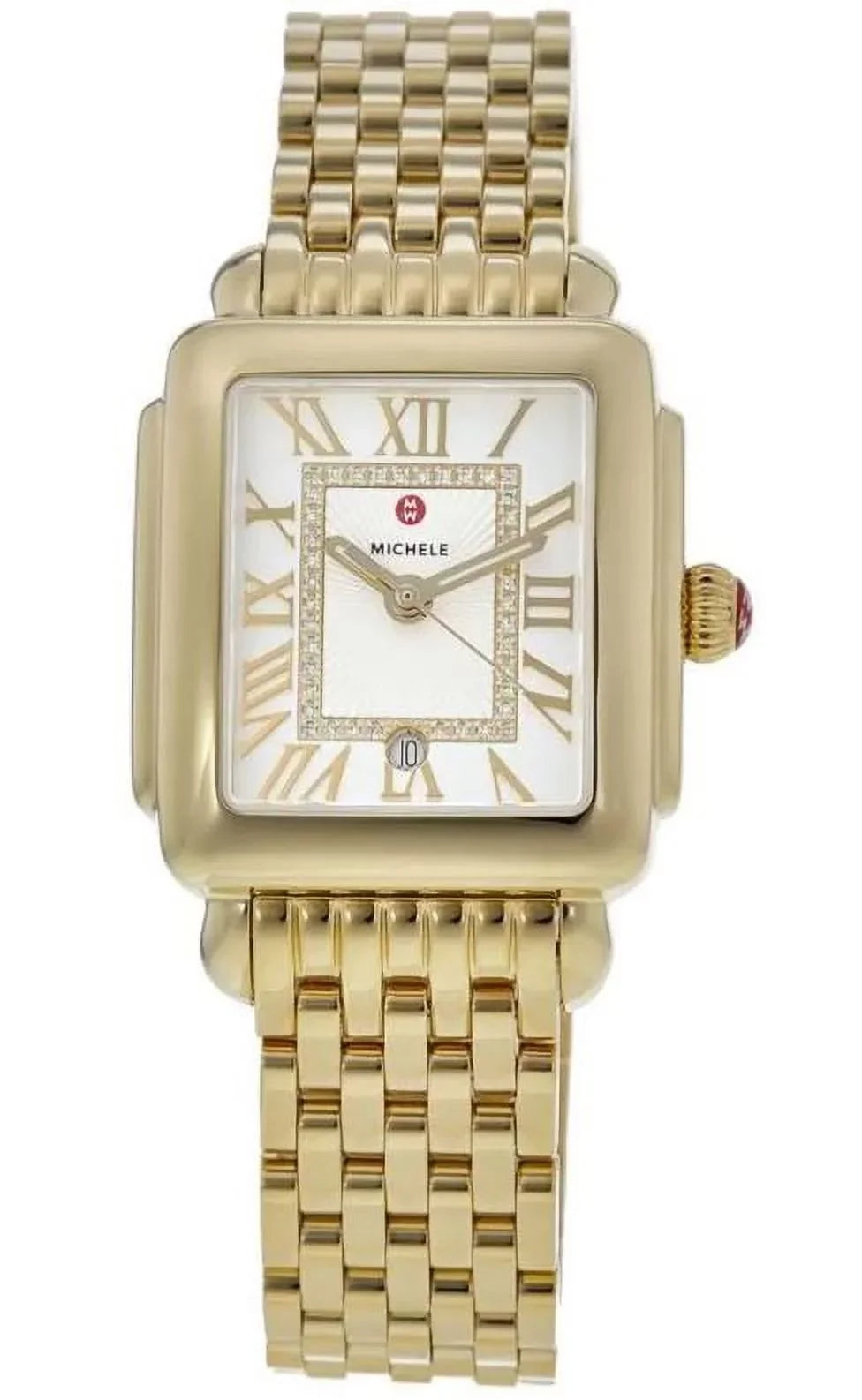 Diamond Michele Dial Deco MWW06G000014 Silver Watch Women's Madison