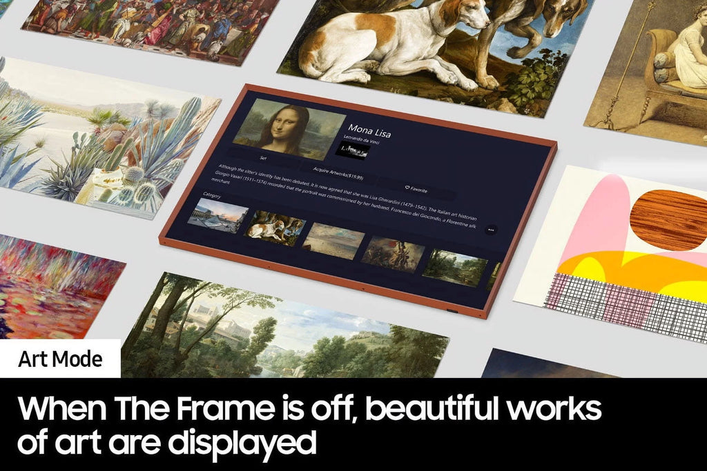 The with HDR Quantum Frame Smart The Series Modern VG-SCFA43WTB QLED 43" (2022) Customizable Bezel White Samsung Frame - SAMSUNG TV 43-inch