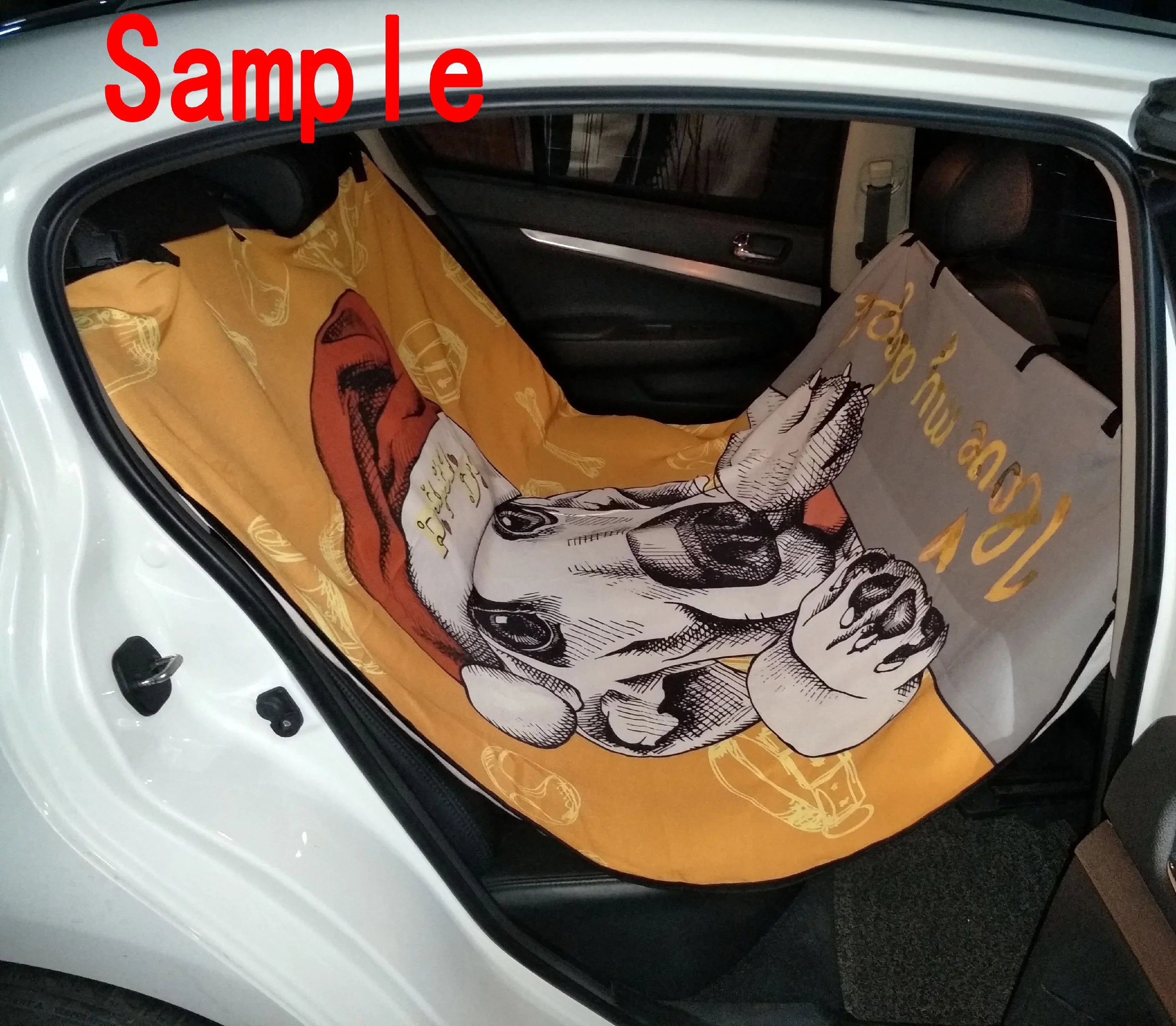 Eiffel Seat Tower inches SUV Cargo Red Splash Trucks Pet Car Mat GCKG Dog Mat Seat Mat Car Cars and Cover Hammock For 54x60 Trunk