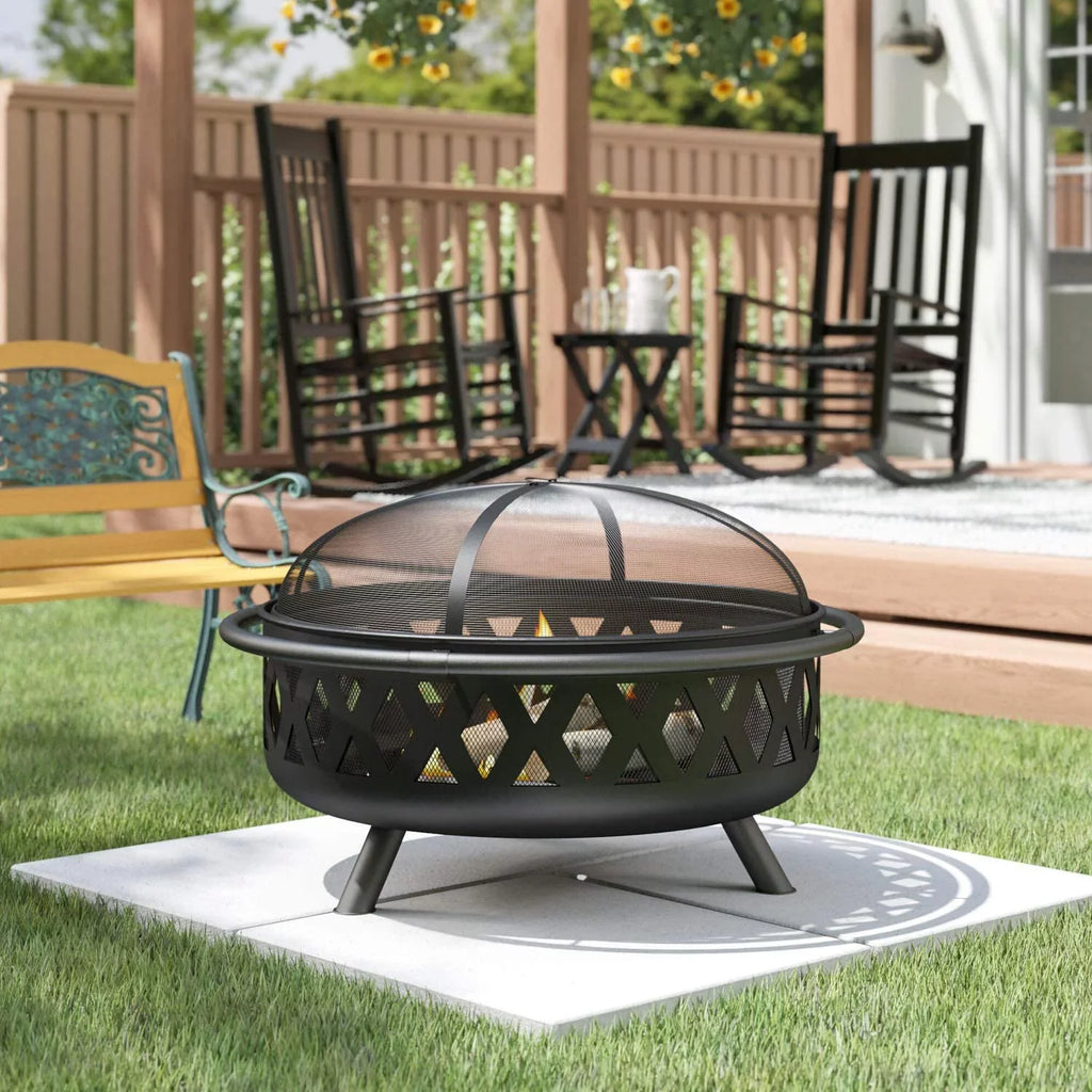 Portable Grill Party Fire Pit Sofia And Bonfire Outdoor Pit Assemble And Easy