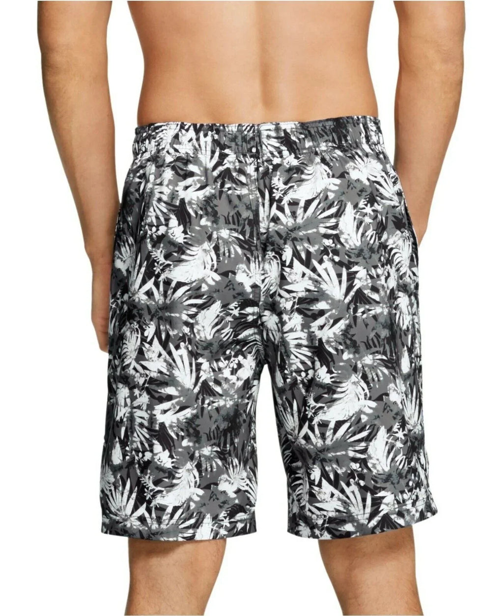 Stretch 2-Way Black-Med Ombré Floral Men's Bondi Shorts 9" Board Gradient Speedo
