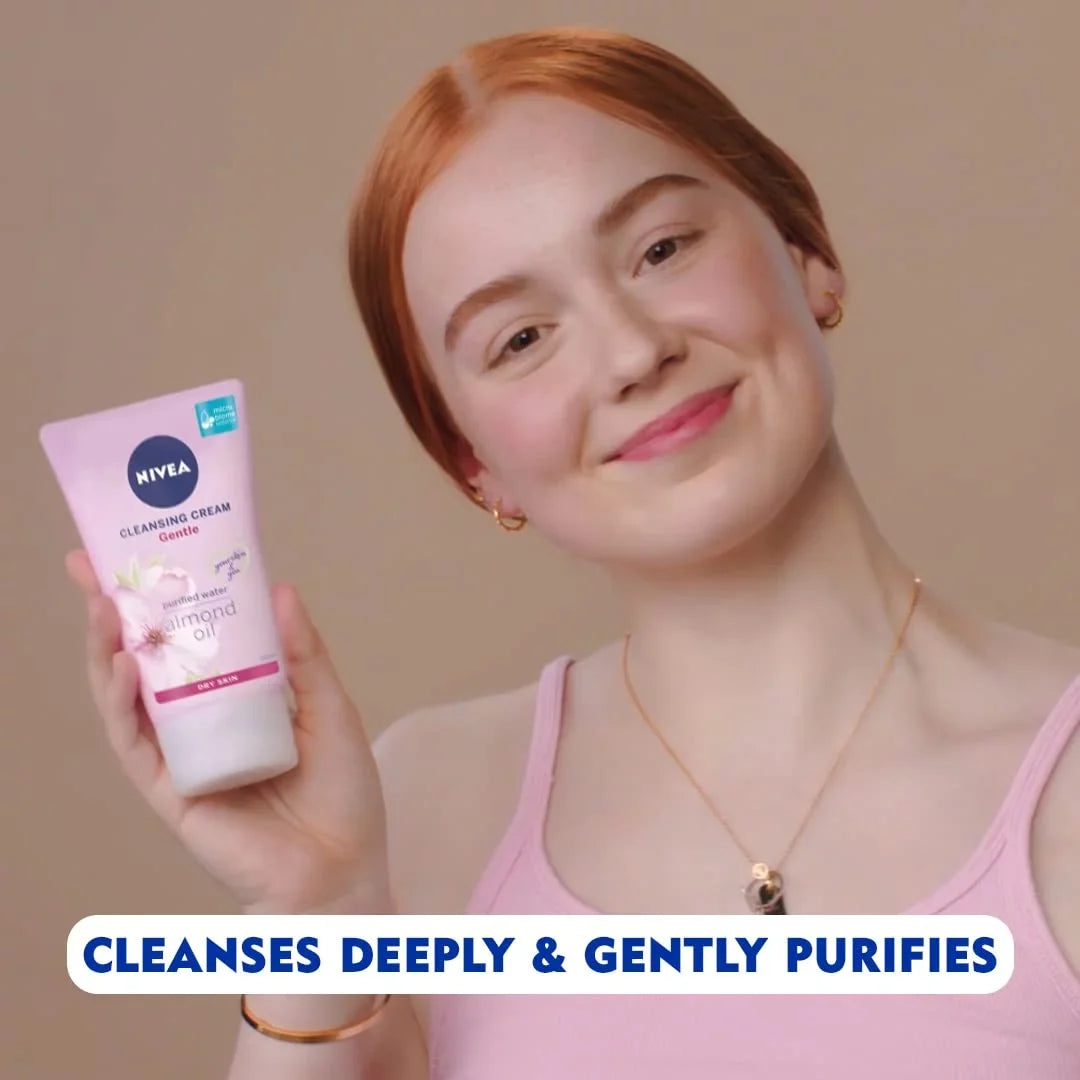 For Cleansing Daily Visage Sensitive Gentle Dry Essentials Skin (150Ml) Cream Wash & Nivea