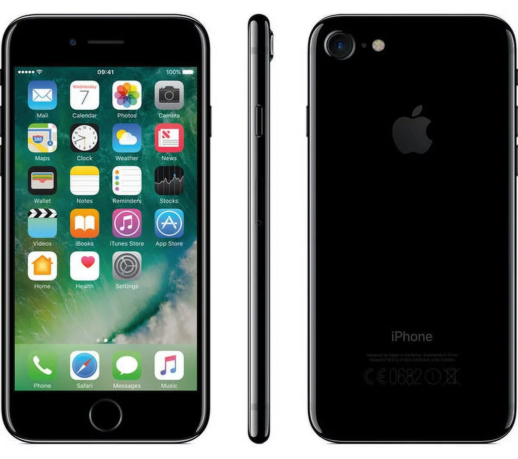 7 32GB (Refurbished) Jet (Unlocked) iPhone Restored Black