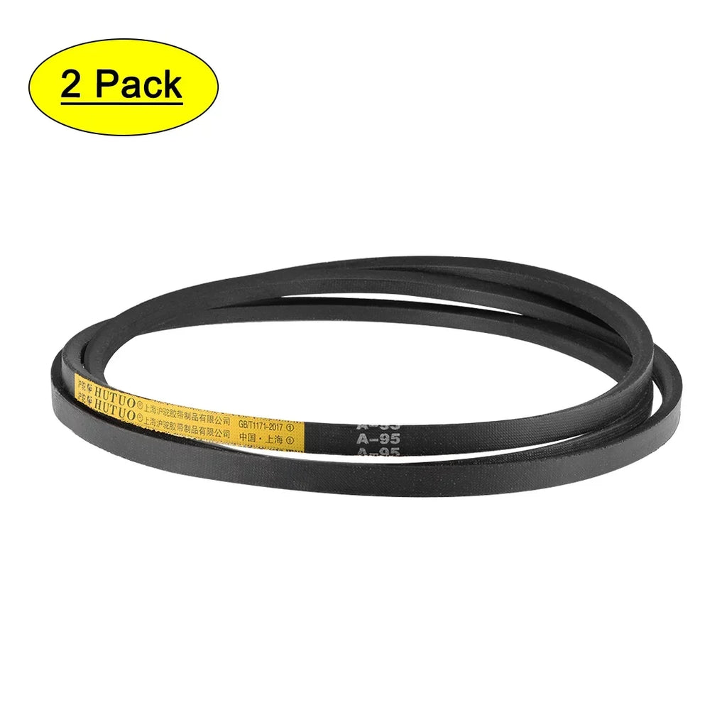 A-Section V-Belts A95 Belt Mid-Perimeter, 95" Drive 2pcs Rubber